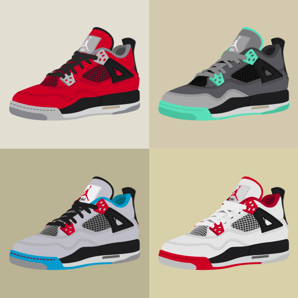 Nike Air Jordan IV «Collage»