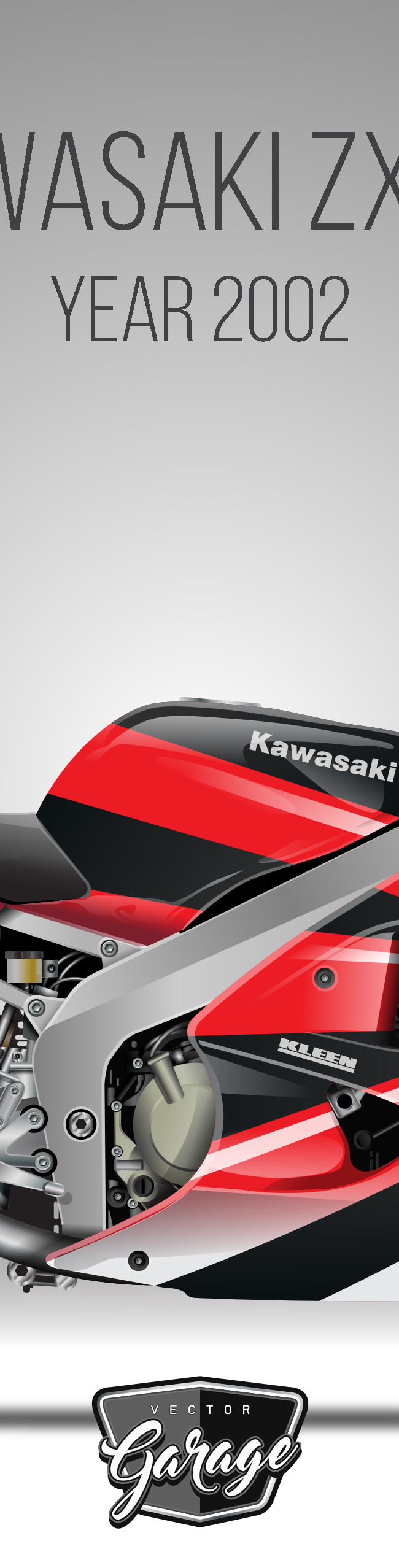 KAWASAKI ZX-6R Red