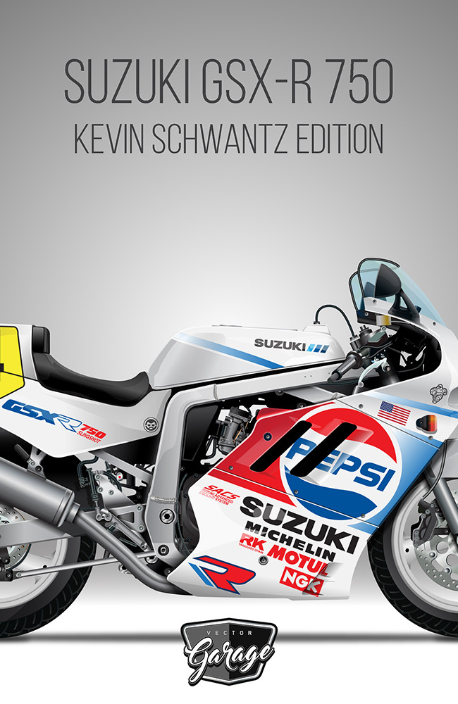 SUZUKI GSX-R 750 Kevin Schwantz